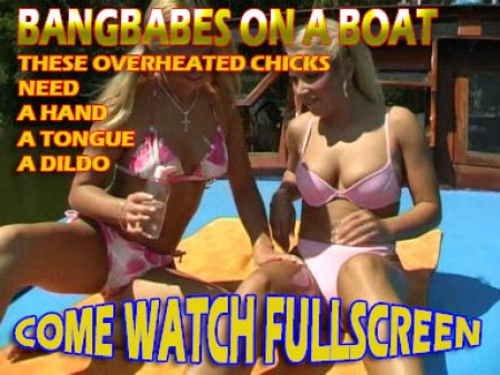 The Bangbabes On A Boat 01 - Banging babes on a boat! 5 naked beauties on a boat. Five! You have never seen such great bodies, such hot action and surely you have never seen such a boat pass by. (You wish!) These ***** make their boattrip the horniest hottest boattrip ever. Look at the free pictures!