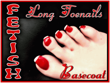 Long Toenail Painting  Basecoat