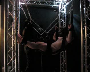 Mistress Cleo Slave Subjugation - Mistress cleo, slave caged and then fucked up, sling, cp