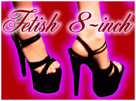 Fetish 8inch High Heels - Princess parade. Naked legs, sexy feet and toes in fetish 8-inch high heels. Walking, dangling, show-off!