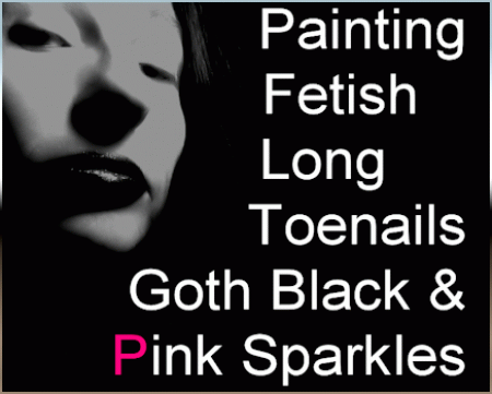 Goth   Goth Black  Pink Sparkles