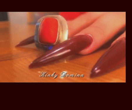 KinkyDomina Long Sharp Fingernails - Ring Whispers Pt 1