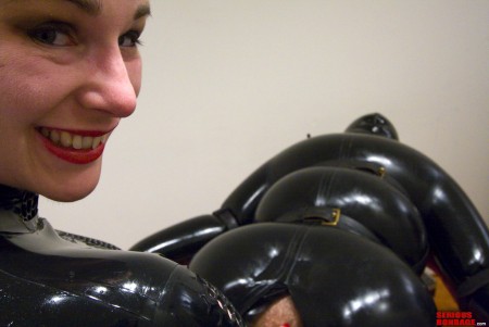 Over Inflation Pt 4 Rubber Encasement Cbt Femdom - Inflatable latex cbt bondage
part 4 - over inflation


an interesting experiment.
which will pop first? My slave or his inflatable black rubber sex suit?

i love the compelling image of the bulging, hyper-inflated heavy rubber pulled even tighter by thick black leather straps. This slave can't see it, but you can!

i am tormenting my slave-under-pressure and he's endured almost an hour of severe bondage and cbt. Now, I am convinced that this latex catsuit can get even bigger. I am going to see just how big I can pump this slave up!

if he passes the test, I have even more painful cbt in store for him... After all, his helpless cock and balls are the only part of his body not encased in at least 2 layers of thick black rubber bondage.


for more bondage videos, stories and real-life adventures, visit me at http://****aliceinbondageland**** and http://****aliceincbtland****